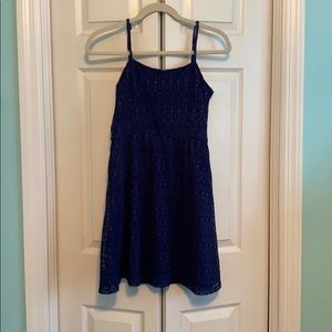 Navy lace sundress